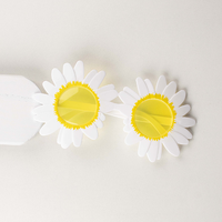 Soleil fleur cadeau créatif fête Photo lunettes masque adulte fête décoration fête d'anniversaire drôle bricolage lunettes été plage lunettes