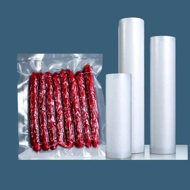Оптовая Продажа с фабрики, текстура, ПЭ, пищевая упаковка, пластиковый Вакуумный пакет с термоизоляцией