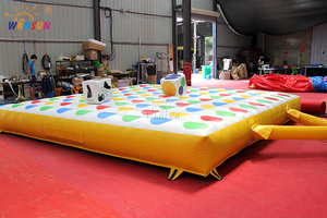 WINSUN Juego Deportivo Inflable Twister Mat, Trampolín Inflable, Circuito de Obstáculos Inflable - Product Image 4