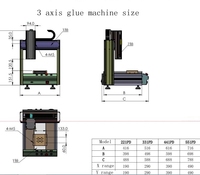 Machine de collage à seringue 110V, pulvérisateur de colle à pâte à souder, machine de doming de résine, machine de distribution de silicone