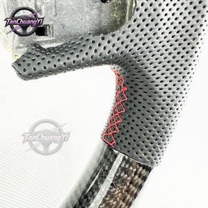 Volant de voiture en fibre de carbone à succès pour Renault Megane <span class=keywords><strong>3</strong></span> 3RS Clio4 Rs - Product Image 4