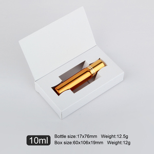 Lote de 50 Cajas de Embalaje de 10 ml, Envase Cilíndrico con Rodillo de Vidrio para Aceites Esenciales, Perfumes y Cosméticos - Product Image 2