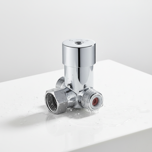Vanne mitigeur thermostatique, vanne d'angle <span class=keywords><strong>de</strong></span> toilette en laiton, <span class=keywords><strong>robinet</strong></span> <span class=keywords><strong>de</strong></span> <span class=keywords><strong>robinet</strong></span> à énergie solaire avec <span class=keywords><strong>clapet</strong></span> anti-retour mitigeur d'eau - Product Image 3