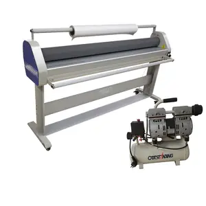 Audley 1700L3 high speed 63'' industrial film manual cold roll and flatbed 1600 laminator laminating machine price in China
