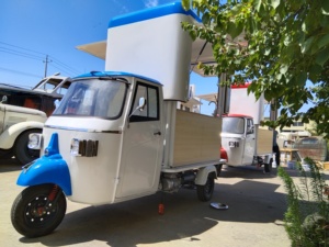 <span class=keywords><strong>Prix</strong></span> d'usine, chariot alimentaire personnalisé Piaggio Ape Tuk Tuk, tricycle, camion alimentaire électrique, bar mobile, camion à café à vendre - Product Image 2