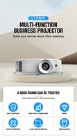 Projecteur de jeu à courte focale Optoma GT1080HDR, résolution native 1080P, prend en charge la 4K, 3800 lumens, home cinéma, projecteur professionnel