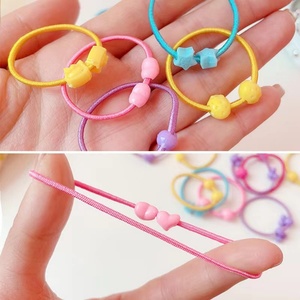 Accesorios para el Cabello de Niñas, Coleteros Elásticos con Forma de Dibujos Animados Coloridos para Decoración, Coleteros para Cola de Caballo - Product Image 3
