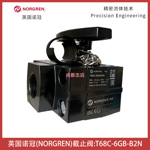 Válvula de Cierre Norgren T68C-6GB-B2N 1/2 Pulgada Fnpt, Gas a Temperatura Normal, Hierro Fundido - Product Image 1