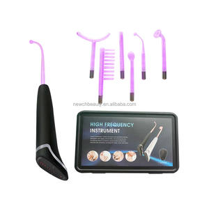 Venta caliente varita de alta frecuencia limpieza facial removedor de espinillas tratamiento de cuidado del cuero cabelludo máquinas faciales de alta frecuencia - Product Image 1