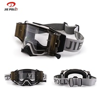Nouvelles lunettes de sport à film semi-automatique faciles à tirer Lunettes de moto résistantes aux attaques résistantes au vent et aux UV pour les sports de plein air