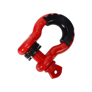 ตะขอเกี่ยวแบบ D-Shackle ขนาด 3/4 นิ้ว ทำจากเหล็ก รับน้ำหนักได้ 4.75 ตัน สำหรับใช้กับรถออฟโรดในการกู้ภัย - Product Image 1