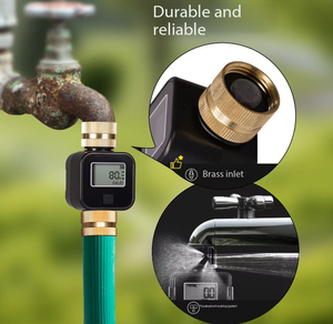 Temporizador de Flujo de Agua de Entrada, Válvula de <span class=keywords><strong>Riego</strong></span> con Pantalla LCD y Botón Giratorio Impermeable IP55 - Product Image 2