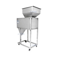 Machine de remplissage semi-automatique pour popcorn, machine de pesage et de remplissage pour snacks, pour chips de pommes de terre avec grande trémie