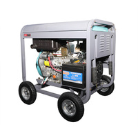Hochwertiger VISION DG8500E 7kW Offener Dieselgenerator 192F Motor Luftgekühlter Einzylinder-Aggregat mit ATS 50/60Hz
