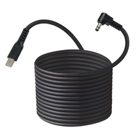 Câble de charge USB-C vers DC 5,5x2,1 mm PD, tension réglable 5V 9V 12V 15V 20V, pour ordinateur portable et routeur