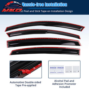 Pare-soleil de fenêtre style Mugen pour Honda Accord 18-25, déflecteur de pluie, 4 pièces - Product Image 5