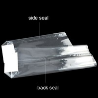 Sacs transparents à fond carré en cellophane pour violoncelle en BOPP avec impression personnalisée écologique