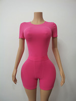 Setelan Santai Wanita Musim Panas Tanpa Lengan Berbahan Ribbed Dua Potong dengan Logo Kustom, Setelan Pakaian Musim Panas dari Katun Spandex Lembut untuk Pakaian Santai di Rumah.