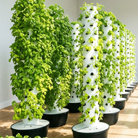 Système de culture hydroponique verticale, tour de culture de plantes à 5 à 15 niveaux, tour d'aviation
