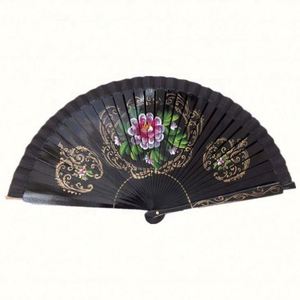 Hot Sell Spanish Flamenco Vintage Folding Custom Pattern Logo Wooden <b>Hand</b> <b>Fan</b> Painted - Product Image 3
