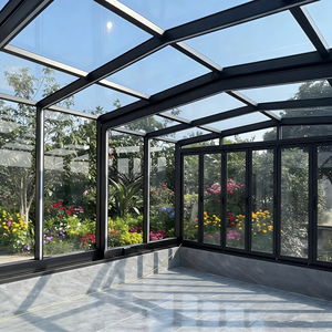 หลังคาทรงจั่ว ดีไซน์ร่วมสมัย กระจกนิรภัยเคลือบผิว ห้องพักพักผ่อนเคลื่อนที่ พร้อมไฟส่องสว่างและม่านบังแดด สำหรับ<span class=keywords><strong>โรงแรม</strong></span>วิวทะเล - Product Image 3