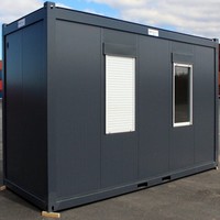 Mini-maisons portables modifiées à partir de conteneurs maritimes, bureaux faciles à assembler, structure en acier haute intensité, design moderne pour