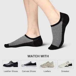 Chaussettes en coton personnalisées pour hommes, respirantes, absorbant la transpiration, antibactériennes, pour affaires, décontractées, sport, course à pied, avec grip, haute qualité, en gros - Product Image 2