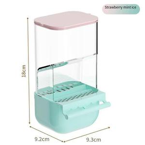 Comedero Automático para Loros, Separación de Plástico y Alimento, Anti-Salpicaduras, Taza de Comida Externa Integrada, Ranura para Caja de Comida - Product Image 6