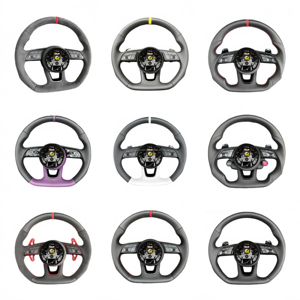Volant de direction en cuir noir au <span class=keywords><strong>prix</strong></span> d'usine pour <span class=keywords><strong>Audi</strong></span> A4 A5 A6 <span class=keywords><strong>R4</strong></span> R5 RS5 RS6, volant de direction personnalisé - Product Image 6
