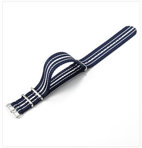 Correa de Reloj Lionorm de Nailon Transpirable e Impermeable, Multicolor, 20mm 22mm, Ajustable, de Nailon Reciclado, con Acero Inoxidable - Product Image 6