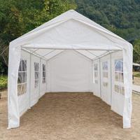 Carpa de Lona Personalizada para Eventos, Bodas y Fiestas, con Estructura Galvanizada de Gran Vano, Tela de PVC Impermeable para las Cuatro Estaciones