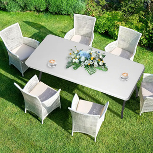 <span class=keywords><strong>Tavolo</strong></span> da <span class=keywords><strong>Campeggio</strong></span> Pieghevole Tipo <span class=keywords><strong>Valigetta</strong></span>, in Plastica Resistente, 6 Piedi, Portatile e Richiudibile per Picnic - Product Image 3