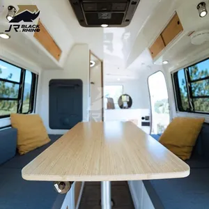 Gegalvaniseerde Plaat Rv-Reis Aanhangwagen Comfort Mini Camper Rv Lichtgewicht Caravan