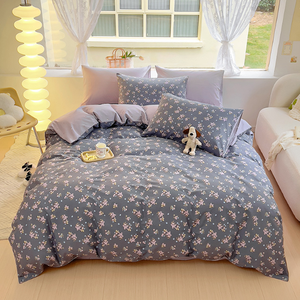 Vua Nữ Hoàng Kích Thước Comforter Bé Cậu Bé Cô Gái Bông Bộ Đồ Giường Đặt Lớn rô Đôi Khăn Ga Giường Đặt Sang Trọng Bộ Đồ Giường Đặt - Product Image 4