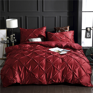 Комплект пододеяльника из розового полиэстера, 3 шт. - Product Image 1