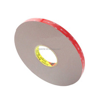 Ruban adhésif en mousse acrylique double face 3M 5611N-GF gris, haute résistance, 1,1 mm, pour le montage de garnitures automobiles sur panneaux métalliques