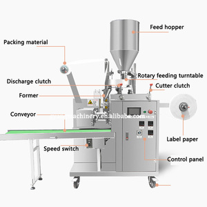 Tốc độ cao vành đai nhãn túi trà máy đóng gói sợi bông + Nhãn túi nhỏ máy đóng gói trà - Product Image 6