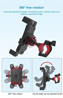 Soporte para Teléfono Móvil HONGDAK de Gran Tamaño, Universal para Motocicleta, Bicicleta de Montaña, Bicicleta Eléctrica, con Marco Fijo para iPhone, Xiaomi, Samsung