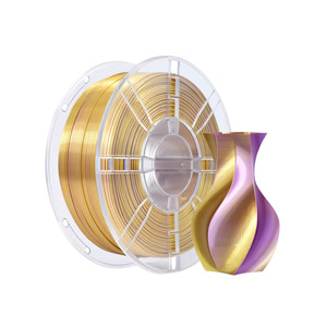Filamento IBOSS de Seda PLA Sin Decoloración, Color Morado Dorado, Filamento de Impresión 3D de Doble Color, 1.75MM - Product Image 1