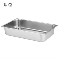 2025 Neues Design Produkt, Edelstahl 201, Mehrgrößen-Mehrzweck-Abtropfschale, Gelochte Gastronorm GN-Pfanne mit Edelstahldeckel