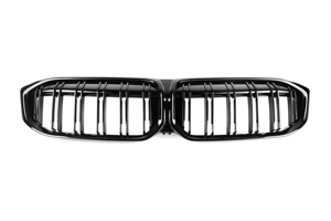 Pour BMW G20 G28 LCI calandre avant noir brillant simple/Double grille centrale maille pour BMW série 3 2023-IN - Product Image 4