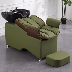 Silla moderna para champú, cama para champú, lavabo de cerámica, cabeza de pelo, cama de spa - Product Image 4