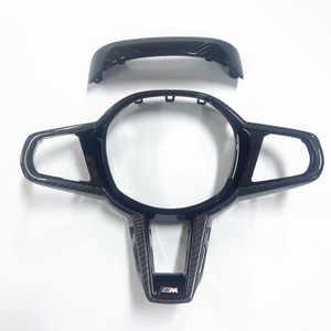 Bmw için uygun yeni 1 <span class=keywords><strong>2</strong></span> 3 4 serisi G20 G22 G23 G26 G42 i3 i4 M240i M2 M3 M4 G80 G82 G87 CS karbon fiber direksiyon kapakları - Product Image 1