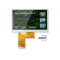 Layar LCD Kustom Polcd 4,3 inci 480x272 Industrial Transmissive MCU SPI Panel IPS TFT 4,3 inci
