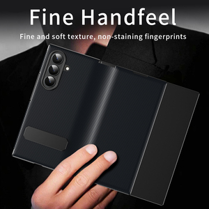 Étui de luxe en cuir Nappa rayé avec fente pour stylo pour <span class=keywords><strong>Samsung</strong></span> <span class=keywords><strong>Galaxy</strong></span> Z TriFold, support magnétique pour livre - Product Image 6