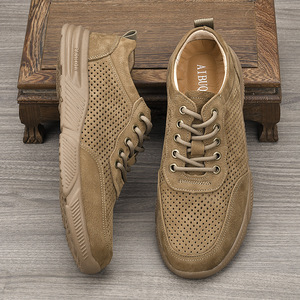 Zapatos Casuales de Malla Transpirable para Hombre, con Cordones, Punta Cerrada, Suela de Goma, Forro Textil, para Verano - Product Image 2