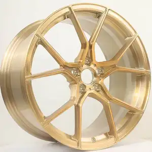 5x114.5 6x139.7 aluminum 16 to 24 big inch cool wheel hub rim gold color car alloy wheels 16 inch for Mercedes s class w222