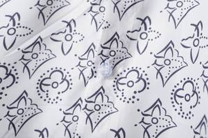 Camisa con Botones y Estampado de Monograma Estilo <span class=keywords><strong>Louis</strong></span> Vuitton, Camisa de Vestir Negra de Diseñador de Lujo - Product Image 4