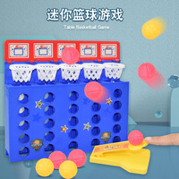 Jeu de tir de bureau pour deux joueurs, amusant, avec quatre balles connectées, mini, portable, projection rebondissante