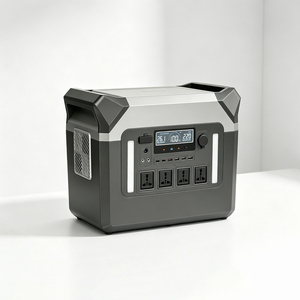 Station d'alimentation portable 2000W, générateur solaire extérieur avec contrôleur MPPT, compatible voiture, haute efficacité - Product Image 2